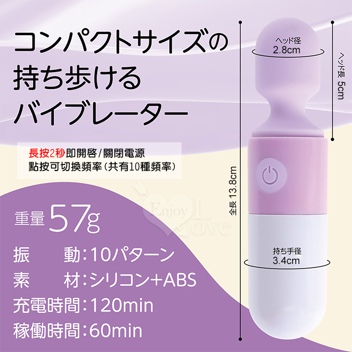 日本NPG．MyRhythm 5段強弱調速爆震+5變頻震動 小巧便攜~棒身可拆防塵AV按摩棒 E594870 详情图 7