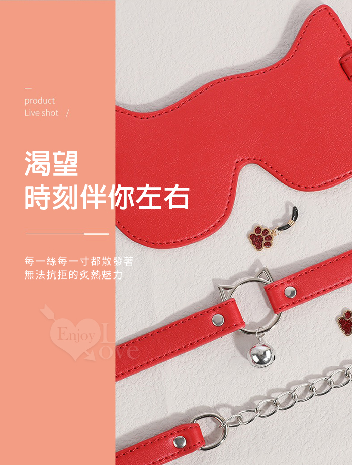 SM遊戲套組 ‧ 粉紅貓咪爪5件套裝~女奴另類玩具性調教 E594167 详情图 6
