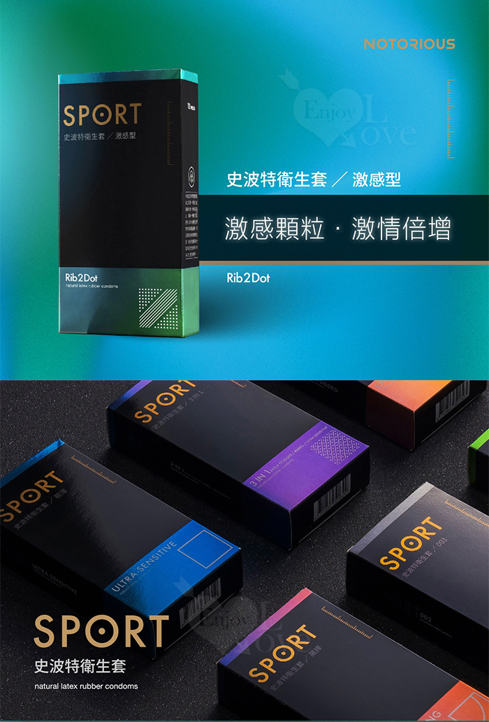SPORT 史波特 ‧ 激感衛生套保險套﹝12入/盒﹞ E592628 详情图 2