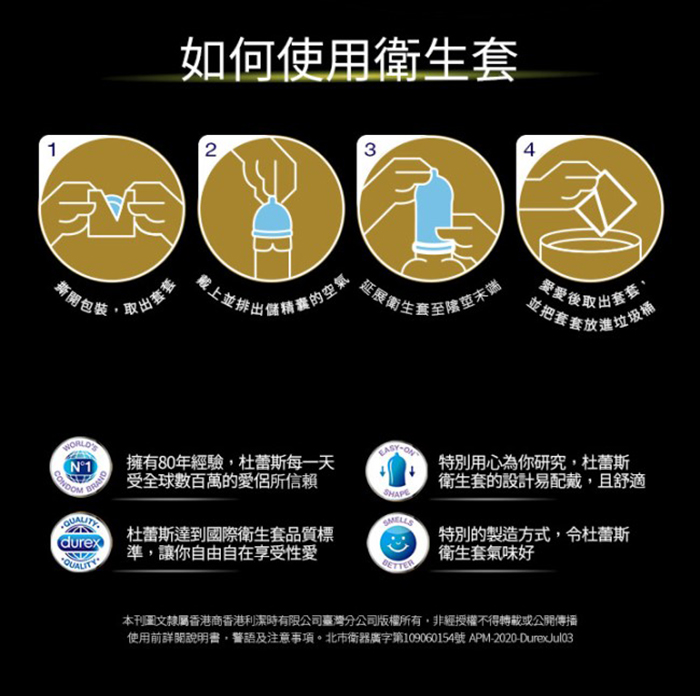 杜蕾斯Durex ‧ 熱愛裝保險套8片裝王者型 E592230 详情图 5