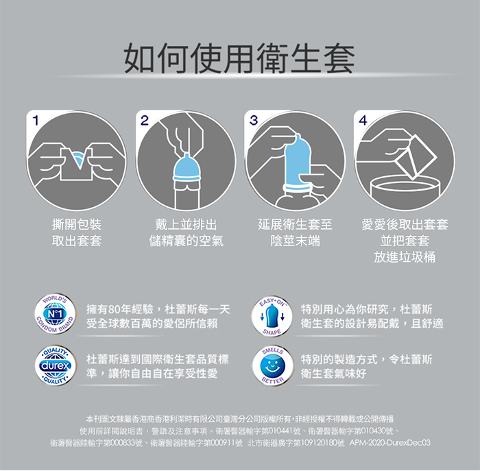 杜蕾斯Durex ‧ 超薄裝保險套-更薄型 3片裝 E592222 详情图 6