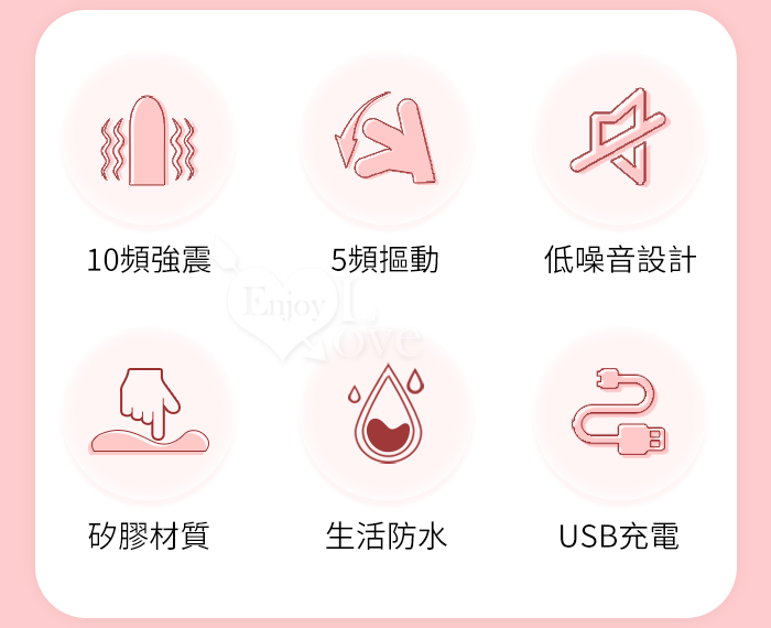 派蒂菈 ‧ DIEGO 愛潮 5頻摳動X10段3頭同爆強震挑逗按摩器﹝3頭3馬達設計同時享受+滑順矽膠材質﹞ E567228 详情图 4