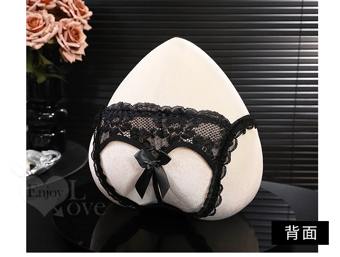 甜辣愛心露臀蕾絲褲｜細緻滾邊 × 蝴蝶結誘惑點綴﹝黑﹞ E539061 详情图 4