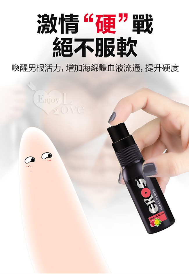 德國Eros ‧ Stimulation Spray 復活長效男性XXL 二合一噴霧 30ml E591011 详情图 4